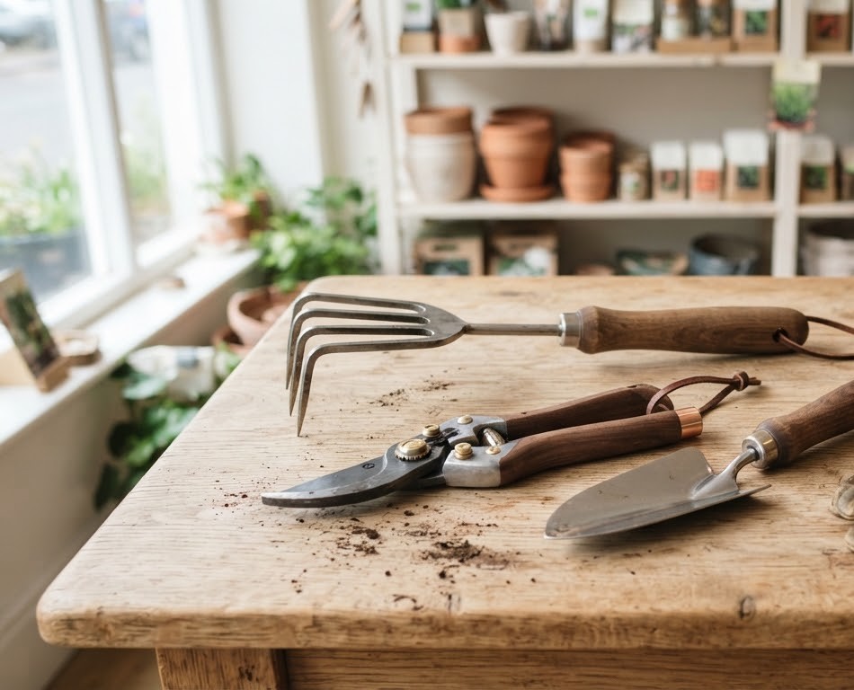 Heavy Duty Pruners — Hardwood handles, bypass blade
