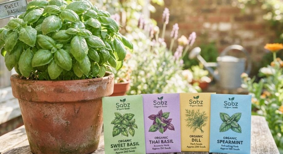 Organic Basil Seeds — alternate view