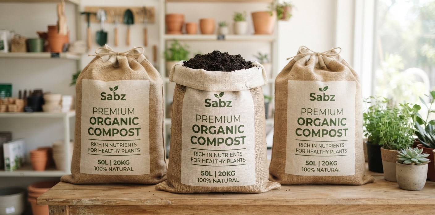 Organic Compost — Nutrient-rich 5kg Bag